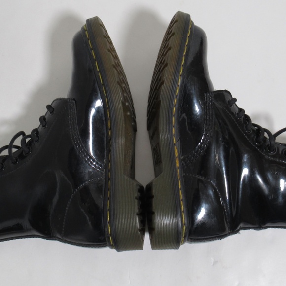 Dr Martens Women's 1460 Patent Leather Boots Black Lamper Size 6 US L 4 UK - Picture 8 of 12
